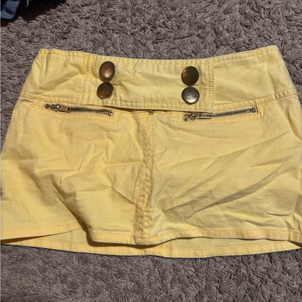 Yellow pastel Skirt